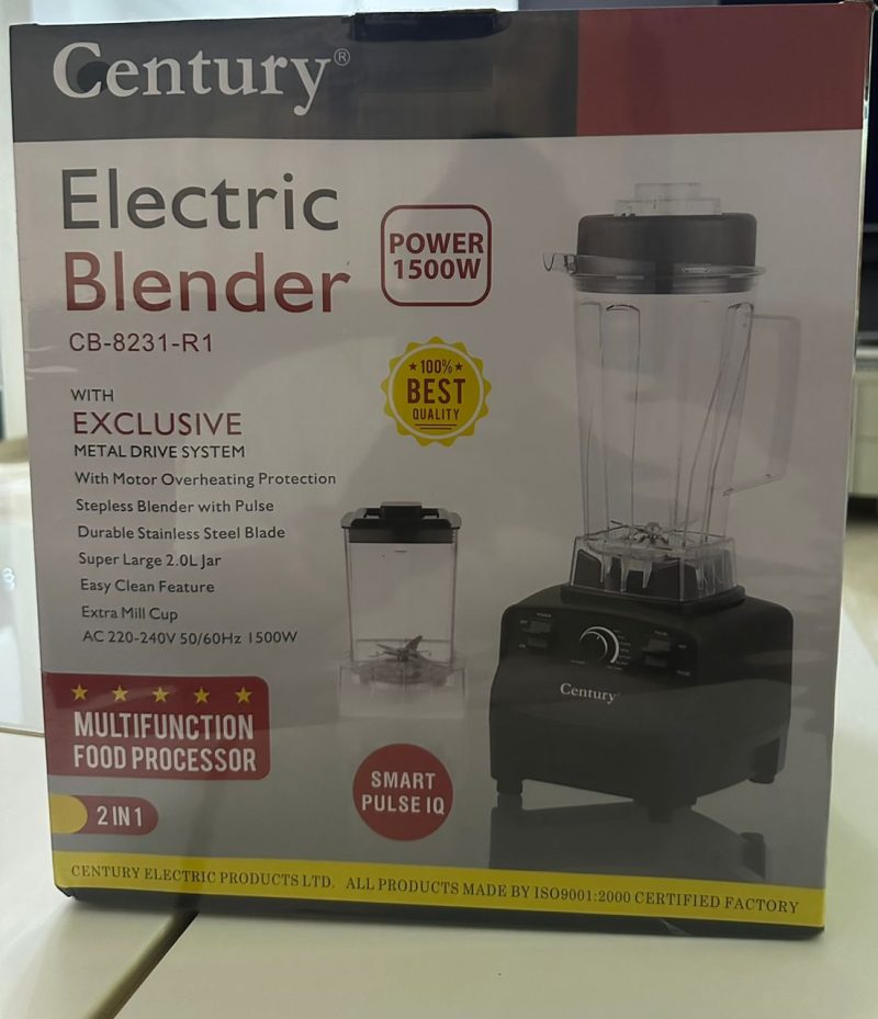 Century CB 8231-R1 (1500 Watts) High Powered Blender and Mixer - Image 2