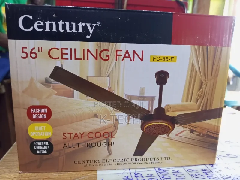 56 Inches Century Ceiling Fan Fc 56-E Brown - Image 2