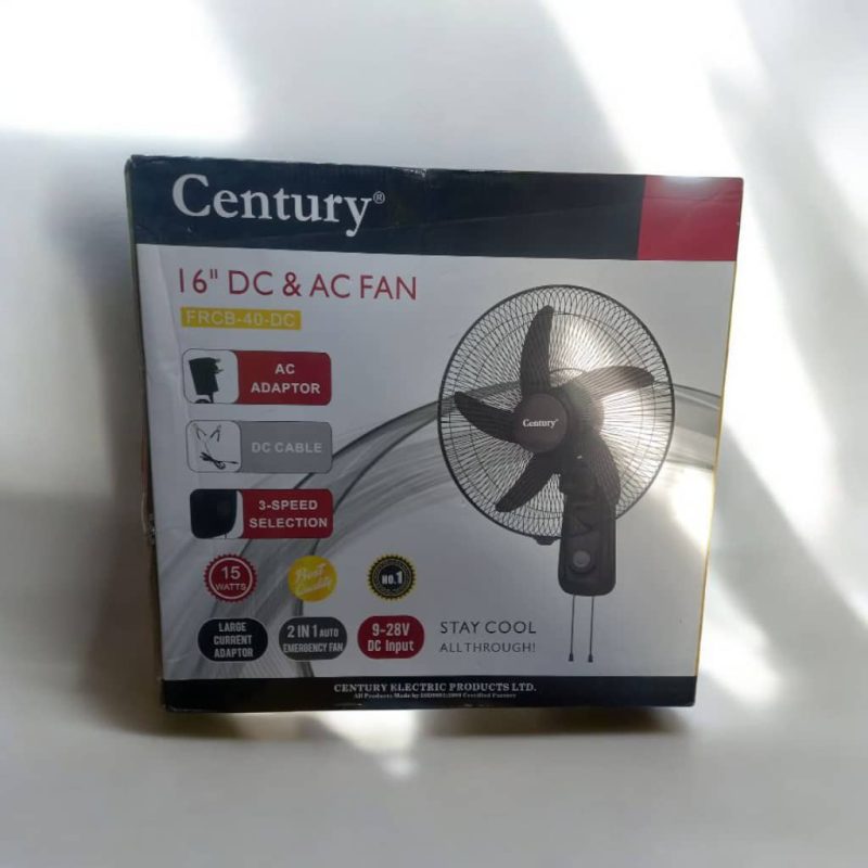 16 Inches Century DC&AC Wall Fan FRCB-40-DC