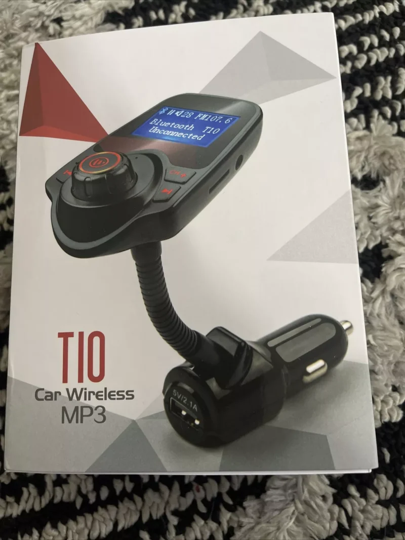 T10 Car Kit Handsfree Wireless Bluetooth FM Transmitter mp3 player USB LCD - Image 2