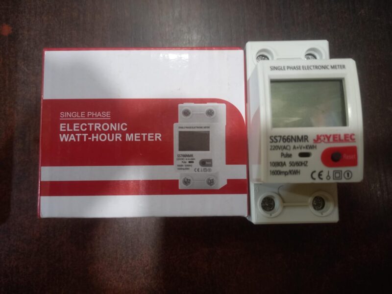 Joyelec Single Phase Electricity Meter Display Reader With Housing And Rail - Image 2