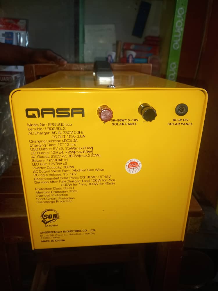 300W Qasa Solar Power Gen SPG-500 eco + Solar Panel QSP-100W18 - Image 4